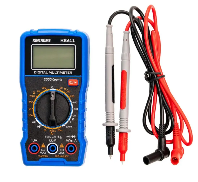Kincrome Digital Multimeter Manual Ranging K8611 1