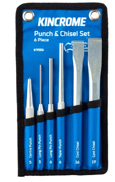 Kincrome Punch & Chisel Set 6 Piece K9506 1