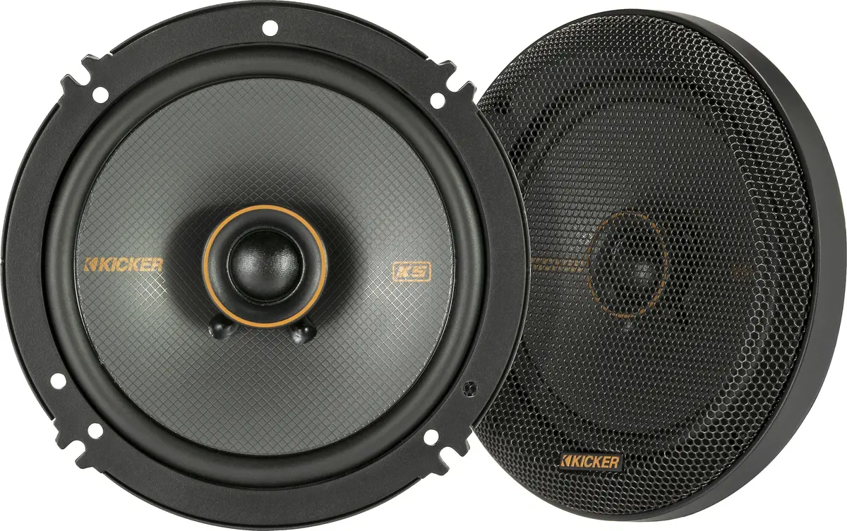 Kicker 47Ksc6504 6.5" 6-1/2" 100W 2-Way Coaxial Car Audio Speakers Ksc Ks 1