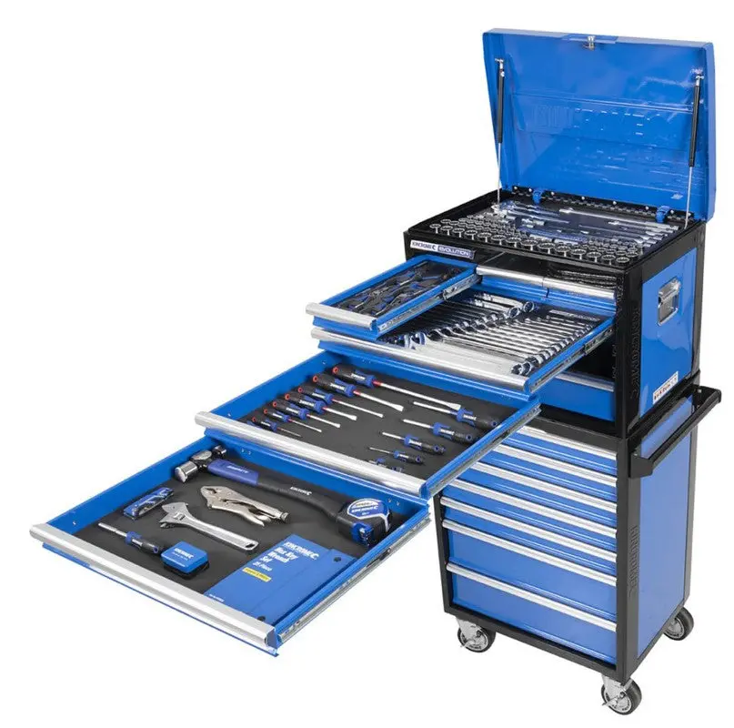 Kincrome Evolution Deep Workshop Tool Kit 205 Piece 14 Drawer 26" K1230 1