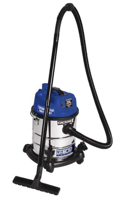 Kincrome Wet & Dry Garage Vacuum 20L 240V/1250W Kp702 1