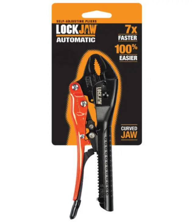 Lockjaw Pliers 250Mm ( 10") Curved Jaw Chrome Molybdenum L2100250 1
