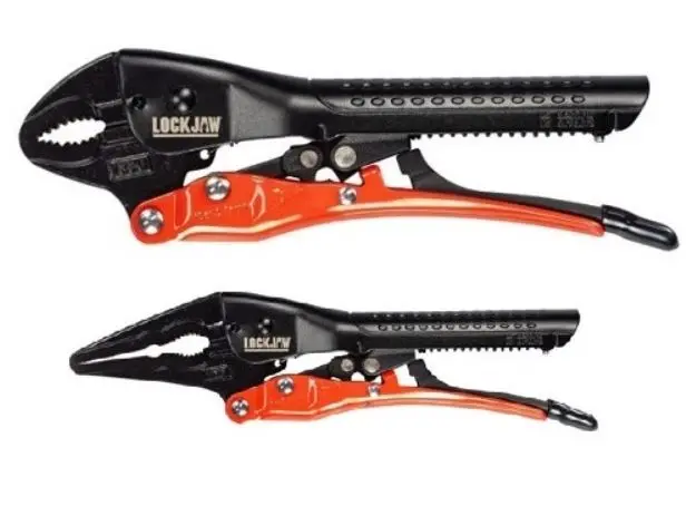 Lockjaw Locking Plier Set 2 Piece 250Mm Curved / 200Mm Needle L2920002 1