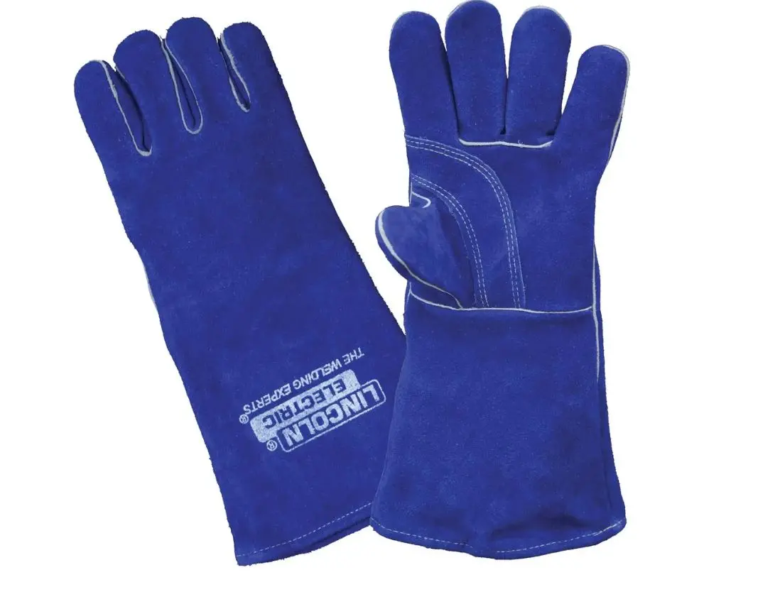 Lincoln Premium Leather Mig Stick Welding Gloves La120-2 1