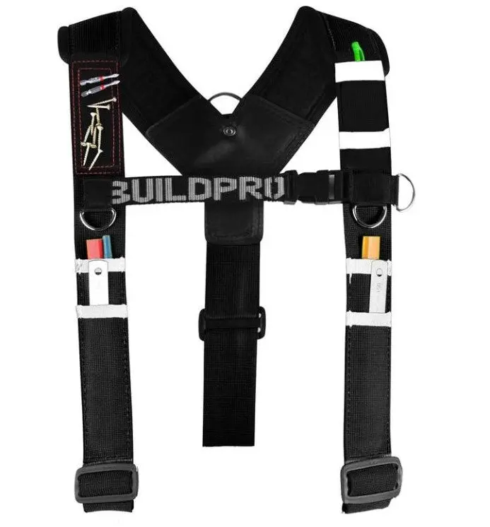 Buildpro Black With Magnet Shoulder Brace  Black Lbhmgb 1