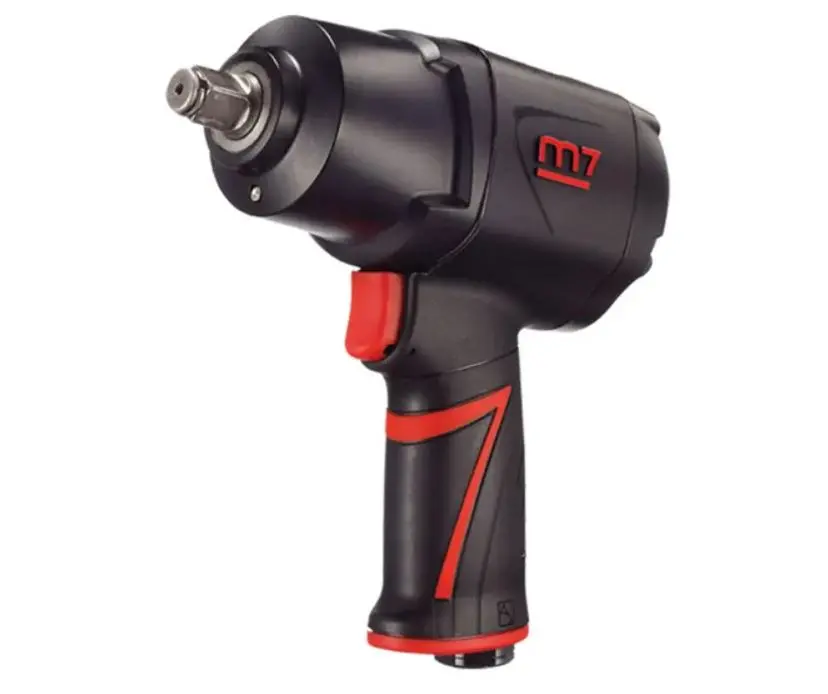 M7 Impact Wrench, Ez Grease Anvil, Magnesium Composite, Pistol Style, 1/2" Dr, 1,200 Ft/Lb M7-Nc4255qh 1