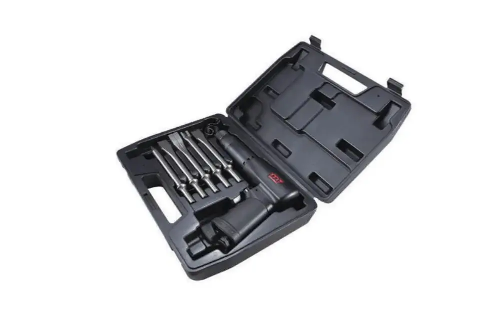 Itm M7 Air Hammer Kit, With 5 Pcs Round Shank Chisel Set, M7-Sc0517c 1