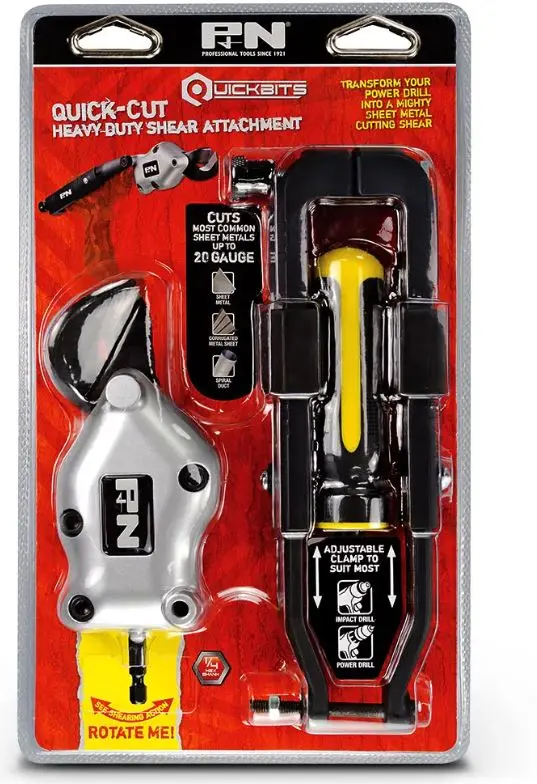 P&N Quickbits 1/4-Hex Metal Shear Drill/Impact Driver Attachment Sutton  M8130002 1