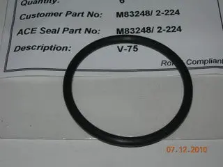 O-Ring, Hydraulic - 2" Od - 1 5/8" Id - 1/8" Thick - Viton - Hi Temp 1
