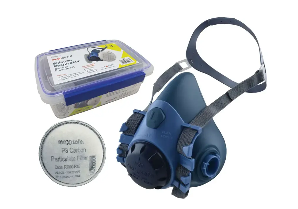Maxisafe Maxiguard Half Mask Silicone General Purpose Kit P3 Large (L) R7500gk-L 1