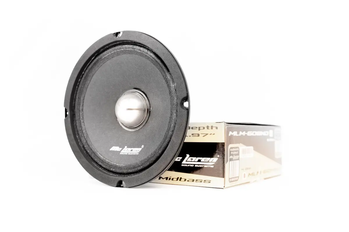 Mclaren Sound Mlm-804Nd 8" 400W 4-Ohm Car Audio Midrange/Midbass Neo Mid Speaker 1