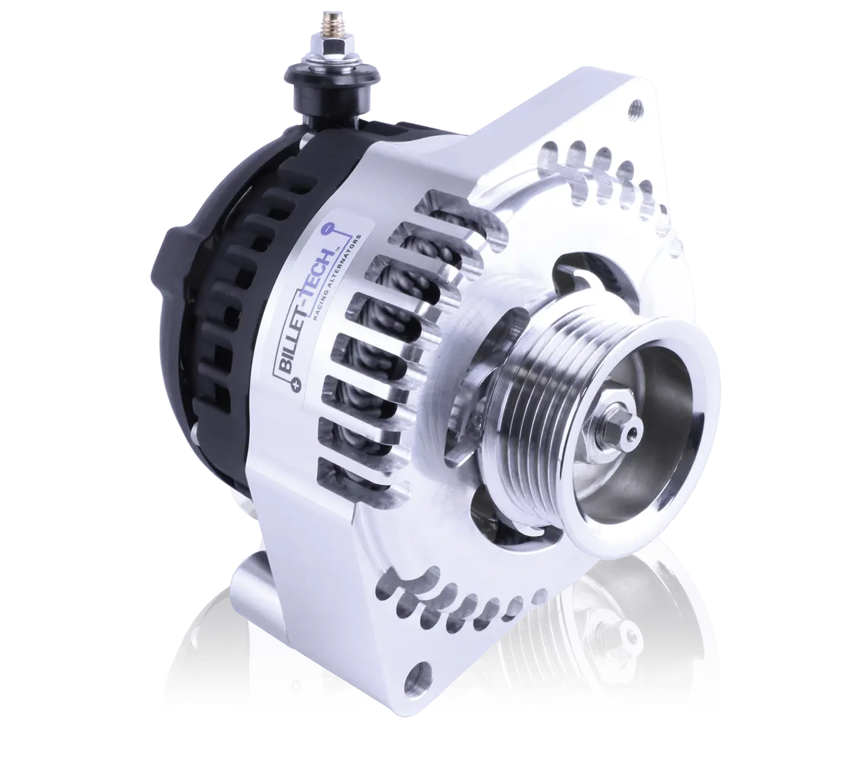 Mechman 170A Billet Alternator - 86-95 Ford Bronco/F-150/Mustang/Ranger 1