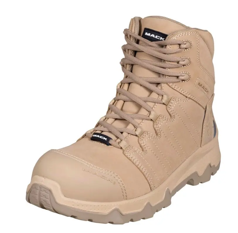 Mack Octane 2.0 Zip Safety Boots Sand Color Sizes 4 To 15 Au/Uk Mkoctan2zsnf 1