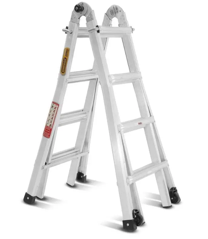 Gorilla 14-Step 1.2-2.1M 120Kg Aluminium Mighty 15 Multi-Purpose Ladder Mm15-I 1