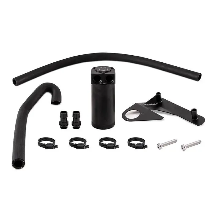 Mishimoto Baffled Oil Catch Can For '16-'19 Nissan Titan Xd 5.0L Cummins 1