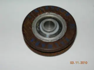 Pulley, Control - Anti-Friction Bearing - 1 1/4" Dia - 1/4" Hole - Ralmark 1