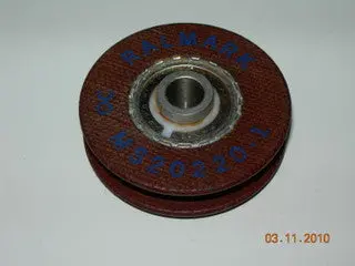 Pulley, Cable - Phenolic - 1 3/4" Dia - 5/16" Bore - 1/8-5/32-3/16" Cable - Ralmark 1