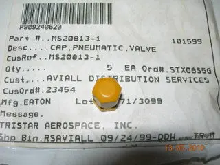 Cap, Valve - Schrader - High Pressure 1