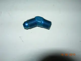 Adapter, 45' - Pipe/Flare - 1/8" Npt - 1/4" Tube Od 1