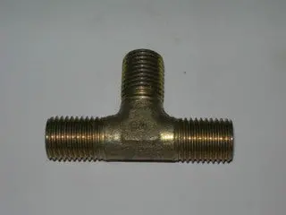 Adapter, Flareless - "T" - 5/16" Tube - Steel 1