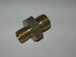 Adapter, Flareless - Reducer - 3/8" To 1/4" Tube - Steel 1