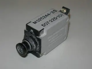 Breaker, Circuit - Push/Pull - 25 Amp - Wood Electric 1