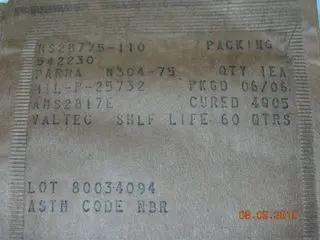 O-Ring, Hydraulic - 3/32" Width - 3/8" Id - 9/16" Od 1