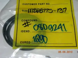 O-Ring, Hydraulic - 3/32" Width - 2 1/16" Id - 2 1/4" Od 1