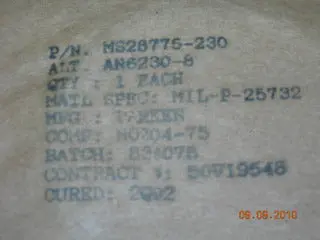O-Ring, Hydraulic - 1/8" Width - 2 1/2" Id - 2 3/4" Od 1