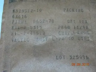 O-Ring, Fuel - .097" Width - .755" Id - 5/8" Od Tube 1