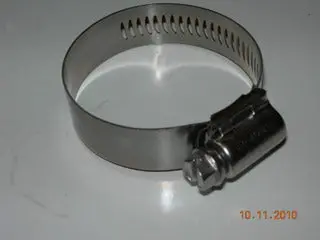 Clamp, Worm Drive - Hose - Aero-Seal - Breeze - 1 1/16" To 2" - Stainless Band/Hex Nut 1