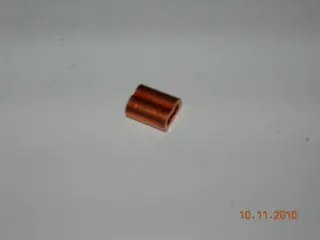 Sleeve, Oval - Nicopress - .380" Height - .440" Long - .240" Width - 3/32" Cable - Copper 1