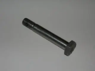 Bolt, Shear - Dished Hex Head - Close Tolerance - 1/4-28 D - 1 1/2" Ol - Drilled Shank - Stainless 1