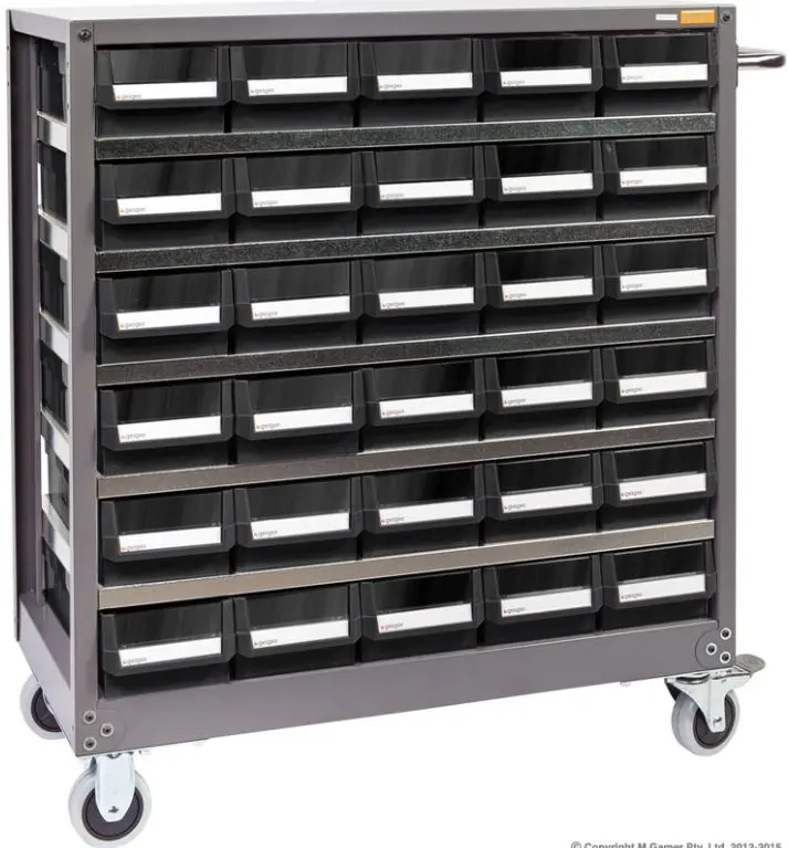 Geiger 30 Drawer Mobile Hd Parts Cabinet Nhd530 1