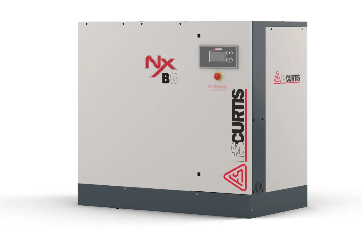 Fs-Curtis Nxb08 – 10 Hp Fixed Speed Rotary Screw Air Compressor  Base Mounted 1