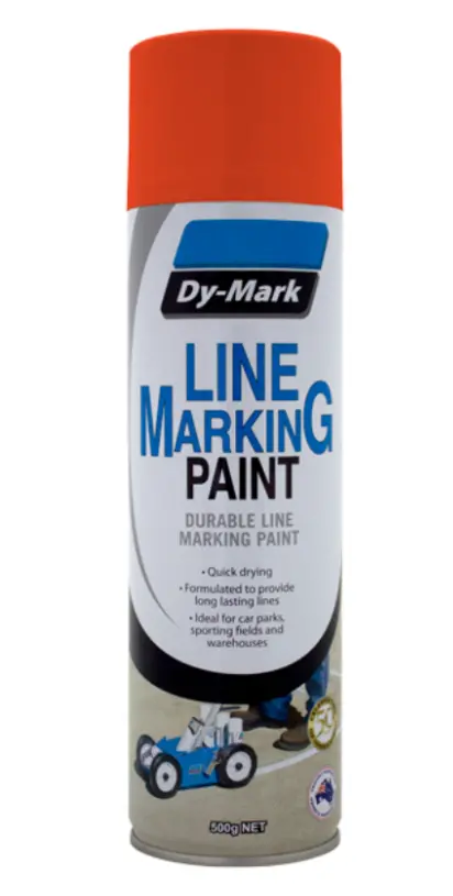 Dy-Mark Line Marking Orange Aerosol 500Gm 41015006 1