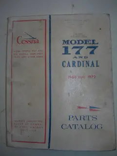 Manual, Cessna - Cardinal 177 - 1968 Thru 1972 - Parts 1
