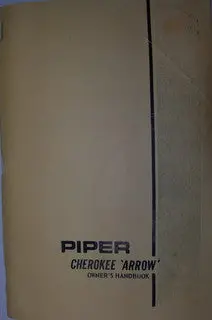 Manual, Piper - Arrow Pa28r - Pilot's Operating Handbook 1