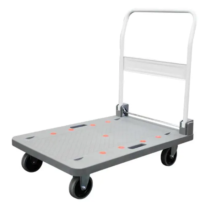 Grey Folding 900X610mm Platform Trolley Pfr025 1