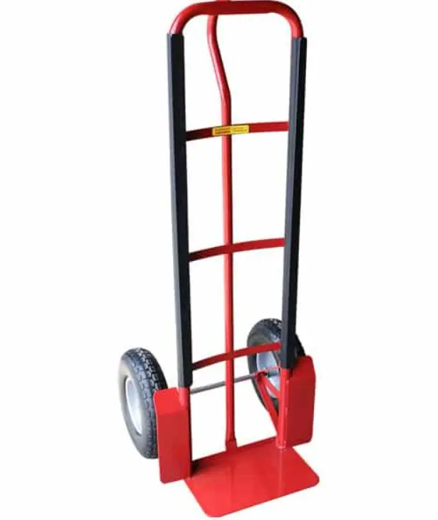 Red Heavy Duty P Handle Puncture Proof Hand Trolley Phr20 1