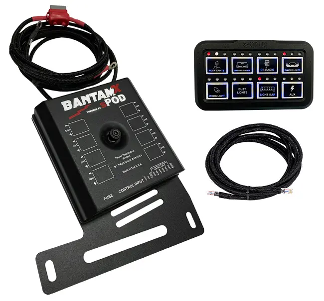 Spod 8 Circuit Bantamx Hd - Jeep Wrangler Jk/Jku 2007-2018 1
