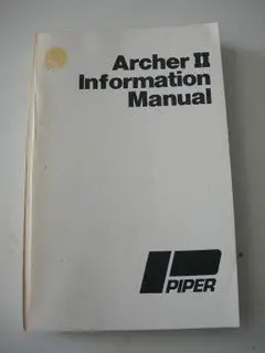 Manual, Piper - Archer Ii - 1979 - Pilot's Operating Handbook 1
