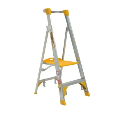 Gorilla Platform Ladder Aluminium 0.6M (2Ft) Aluminium 180Kg Heavy Duty  Industrial Pl002-Hd 1