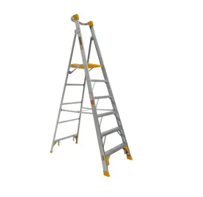 Gorilla Platform Ladder Aluminium 1.8M (6Ft) Aluminium 180Kg Heavy Duty  Industrial Pl006-Hd 1