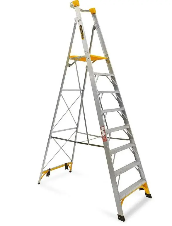 Gorilla Step 150Kg 2.4M  8Ft Aluminium Platform Ladder Pl008-I 1