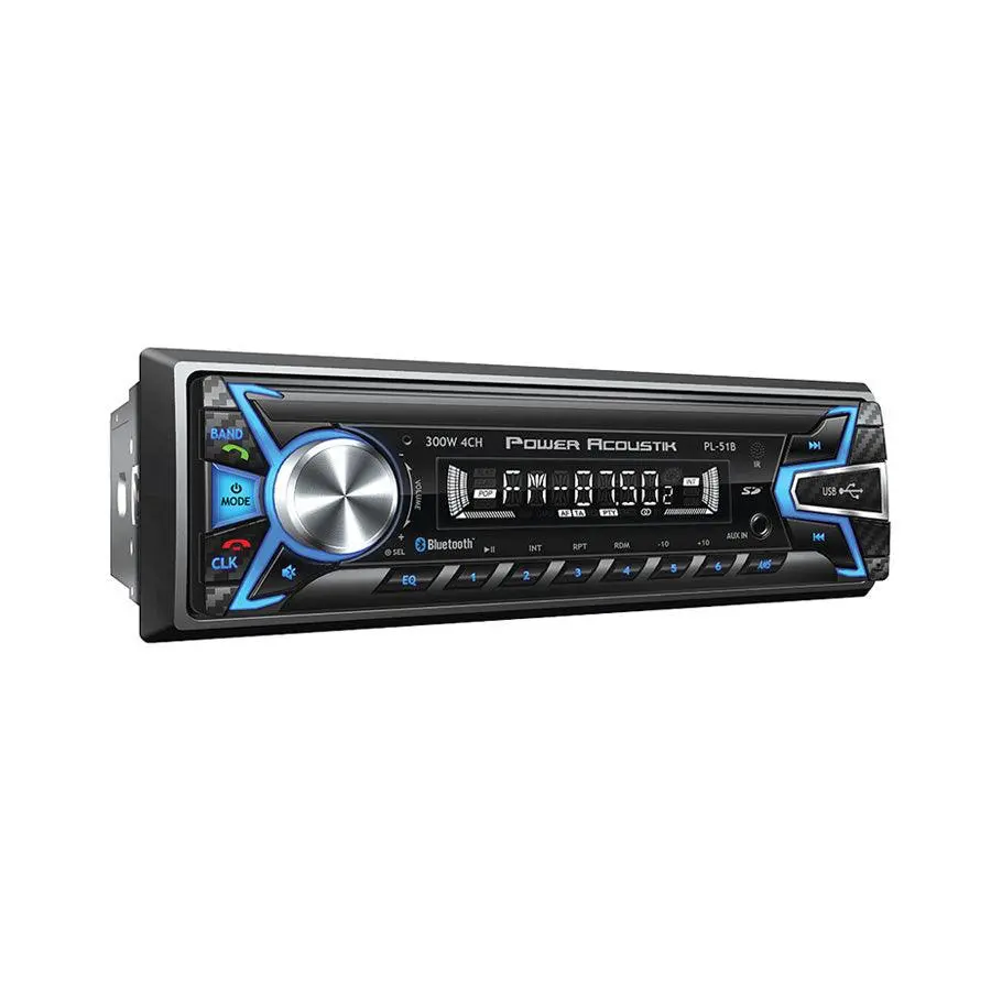 Power Acoustik Pl-51B Single Din Mp3/Usb/Sd/Bluetooth Car Audio Stereo/Receiver 1