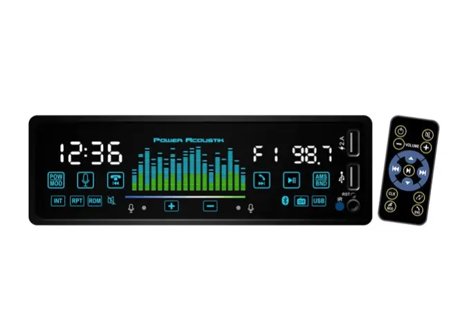 Power Acoustik Pl-60Mb Power Acoustik Mechless Mp3/Wma Receiver With Bluetooth & Hand Gesture Control 1