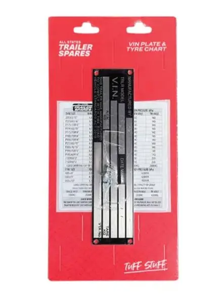 All States Trailer Vin Plate And Tyre Chart R1111 1