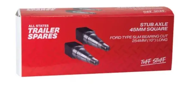 All States Trailer Stub Axles 45Mm Square Slm 10In R1304 1