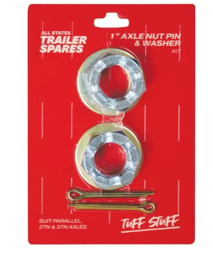 All States Trailer Axle Nut, Pin & Washer 1In X 2 R1330a 1